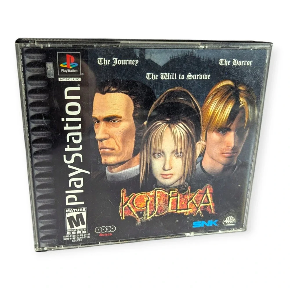 Koudelka Sony PlayStation 1 PS1 SNK 2000 Gothic Horror RPG 4-Disc Set CIB